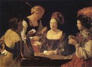 The Card-Sharp with the Ace of Spades Georges de La Tour